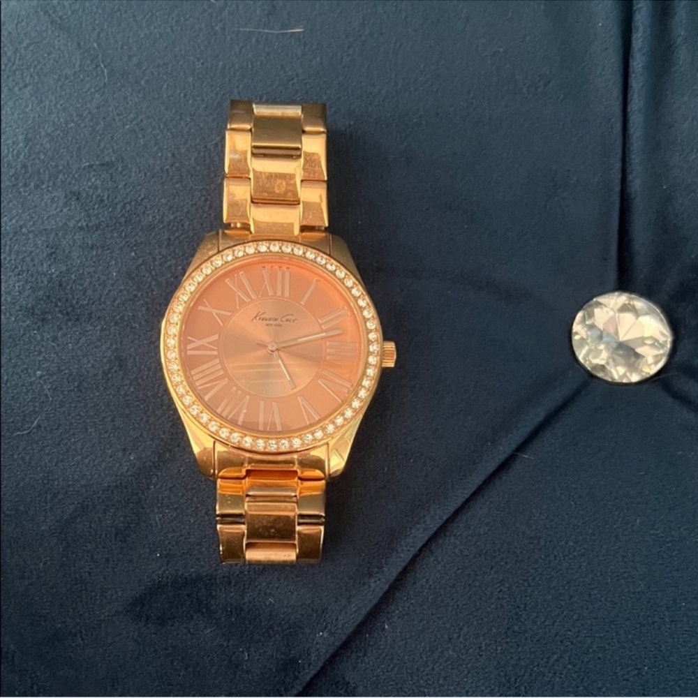 Kenneth Cole rose Gold Women's Watch with Crystal Accents